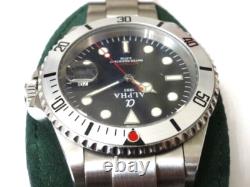 Vintage 1990s? ALPHA 1993 Submariner Divers 3 ATM Automatic Watch New Old Stock