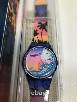 Vintage 1999 Swatch Tropical Delight Hwaii Gn188 Quartz Watch, New Old Stock