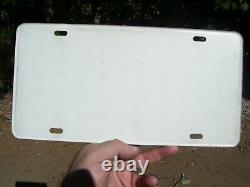 Vintage 60s original Chevy GM Body by Fisher license plate accessory Nova ss nos