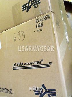 Vintage ALPHA Made in USA New Oldstock B-15 US Air Force Pilot Flight Jacket