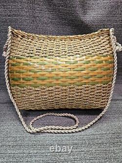 Vintage BJ Imports Wicker Purse New Old Stock