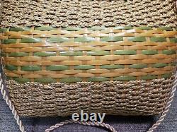 Vintage BJ Imports Wicker Purse New Old Stock