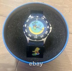 Vintage Bart Simpson Sports Watch Skate Bart Squishy 2003 New Old Stock RARE