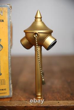 Vintage Benjamin Original Two Bulb Lamp Light Socket Cluster w Box NEW OLD STOCK