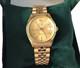 Vintage Bulova Automatic Gold Dial Stainless Steel Women's watch NOS Rare