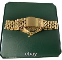 Vintage Bulova Automatic Gold Dial Stainless Steel Women's watch NOS Rare