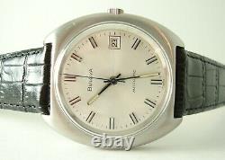 Vintage Bulova'Calendial' Men's Watch c1974, Running Automatic, NOS Strap