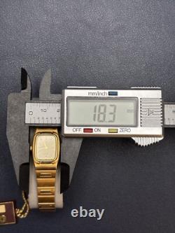 Vintage Citizen 3220-SXX228 Lady Gold Tone Analog Quartz Watch New Old Stock