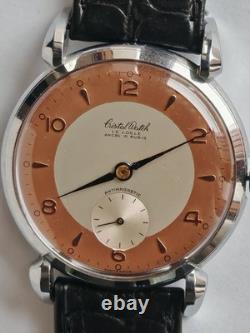 Vintage Crystal Watch Spider Lugs New Old Stock Working Perfectly Manual 15