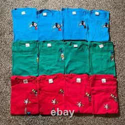 Vintage Disney T-shirt Bundle Lot of 12 Size XL 90s USA Made NOS New old Stock