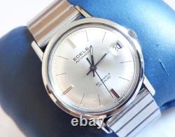 Vintage Edele 25 Jewels Automatic Swiss Made Stainless Steel Mens Watch (NOS)