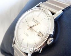 Vintage Edele 25 Jewels Automatic Swiss Made Stainless Steel Mens Watch (NOS)