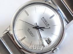 Vintage Edele 25 Jewels Automatic Swiss Made Stainless Steel Mens Watch (NOS)