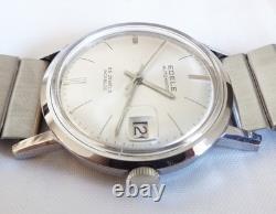 Vintage Edele 25 Jewels Automatic Swiss Made Stainless Steel Mens Watch (NOS)
