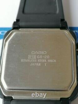 Vintage Game Watch Casio GS-20 SUPER WINDSURFING QW919 NOS YEAR 1990