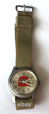 Vintage HAMILTON W10 Watch Military Movement Cal. 2750 NOS