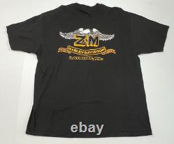 Vintage HARLEY DAVIDSON Shirt XL 90s Ride Free RK Stratman Single Stitch NOS
