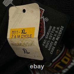 Vintage HARLEY DAVIDSON Shirt XL 90s Ride Free RK Stratman Single Stitch NOS