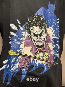 Vintage Joker T Shirt 1989 Batman RARE Joker Shirt 90s 80s XL New Old Stock