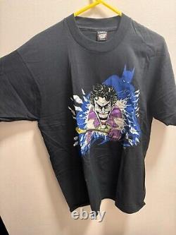 Vintage Joker T Shirt 1989 Batman RARE Joker Shirt 90s 80s XL New Old Stock