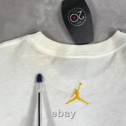 Vintage Jordan Shirt Mens Size XL Gray Graphic 20 Year Anniversary NEW Old Stock