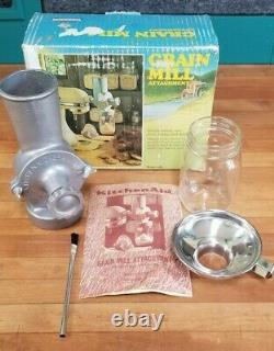 Vintage KitchenAid Hobart Grain Mill Coffee Grinder Model GM RARE NOS NIB