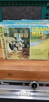 Vintage KitchenAid Hobart Grain Mill Coffee Grinder Model GM RARE NOS NIB