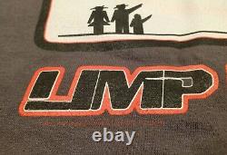 Vintage Limp Bizkit UFO T-shirt, Giant Label, Size XL, NOS, 1999