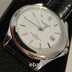 Vintage Men's Watch MADISON 40mm DATE NEW Classic Men's watch New Old Stock