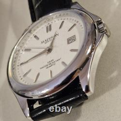 Vintage Men's Watch MADISON 40mm DATE NEW Classic Men's watch New Old Stock