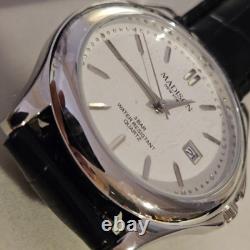 Vintage Men's Watch MADISON 40mm DATE NEW Classic Men's watch New Old Stock