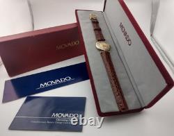 Vintage Movado Ladies New-Old-Stock 2-Tone 18K GP/SS Watch Model #87.09.820