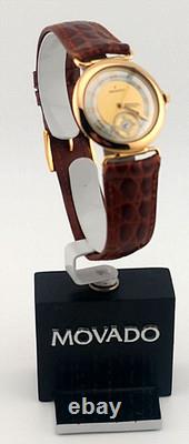 Vintage Movado Ladies New-Old-Stock 2-Tone 18K GP/SS Watch Model #87.09.820