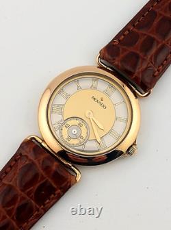 Vintage Movado Ladies New-Old-Stock 2-Tone 18K GP/SS Watch Model #87.09.820