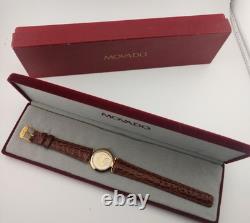 Vintage Movado Ladies New-Old-Stock 2-Tone 18K GP/SS Watch Model #87.09.820