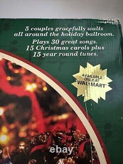 Vintage Mr Christmas Holiday Waltz 1996 Animated Dance Floor NEW Old Stock