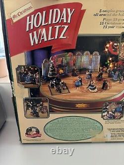 Vintage Mr Christmas Holiday Waltz 1996 Animated Dance Floor NEW Old Stock