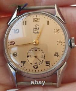 Vintage NOS 1950 year men's Jaz hand-winding watch cal. 112