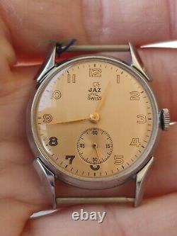 Vintage NOS 1950 year men's Jaz hand-winding watch cal. 112