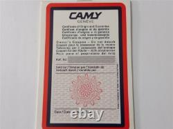 Vintage NOS 1970's CAMY Swiss Manual Wind Men's Watch