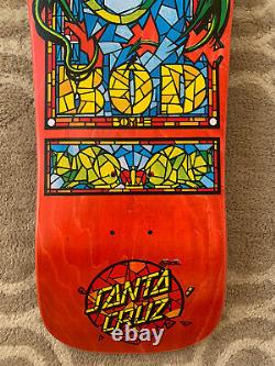 Vintage NOS 1989 Hugh Bod Boyle Santa Cruz Vintage Skateboard Deck Phillips 80s