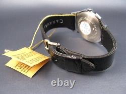 Vintage NOS Caravelle by Bulova Black Dial Watch & Box 17J Unworn 1971