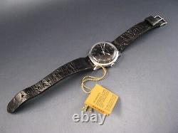 Vintage NOS Caravelle by Bulova Black Dial Watch & Box 17J Unworn 1971