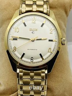 Vintage NOS Elgin Automatic Mens Watch with Box 33mm