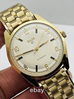 Vintage NOS Elgin Automatic Mens Watch with Box 33mm