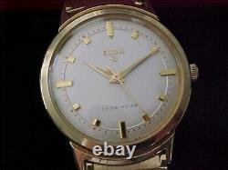 Vintage NOS Elgin Automatic With Double Box Set And Papers Outstanding Condition