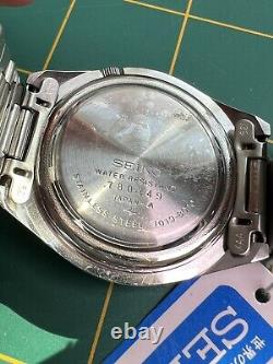 Vintage NOS SEIKO ACTUS 7019-8010 21J AUTOMATIC MENS WATCH JAPAN 112