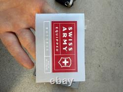 Vintage New Old Stock 40mm Swiss Army Men's Watch With Push Button Light