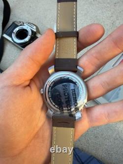 Vintage New Old Stock 40mm Swiss Army Men's Watch With Push Button Light