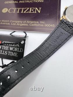 Vintage New Old Stock Citizen Men's Dress Upscale Watch Thin Box And Papers